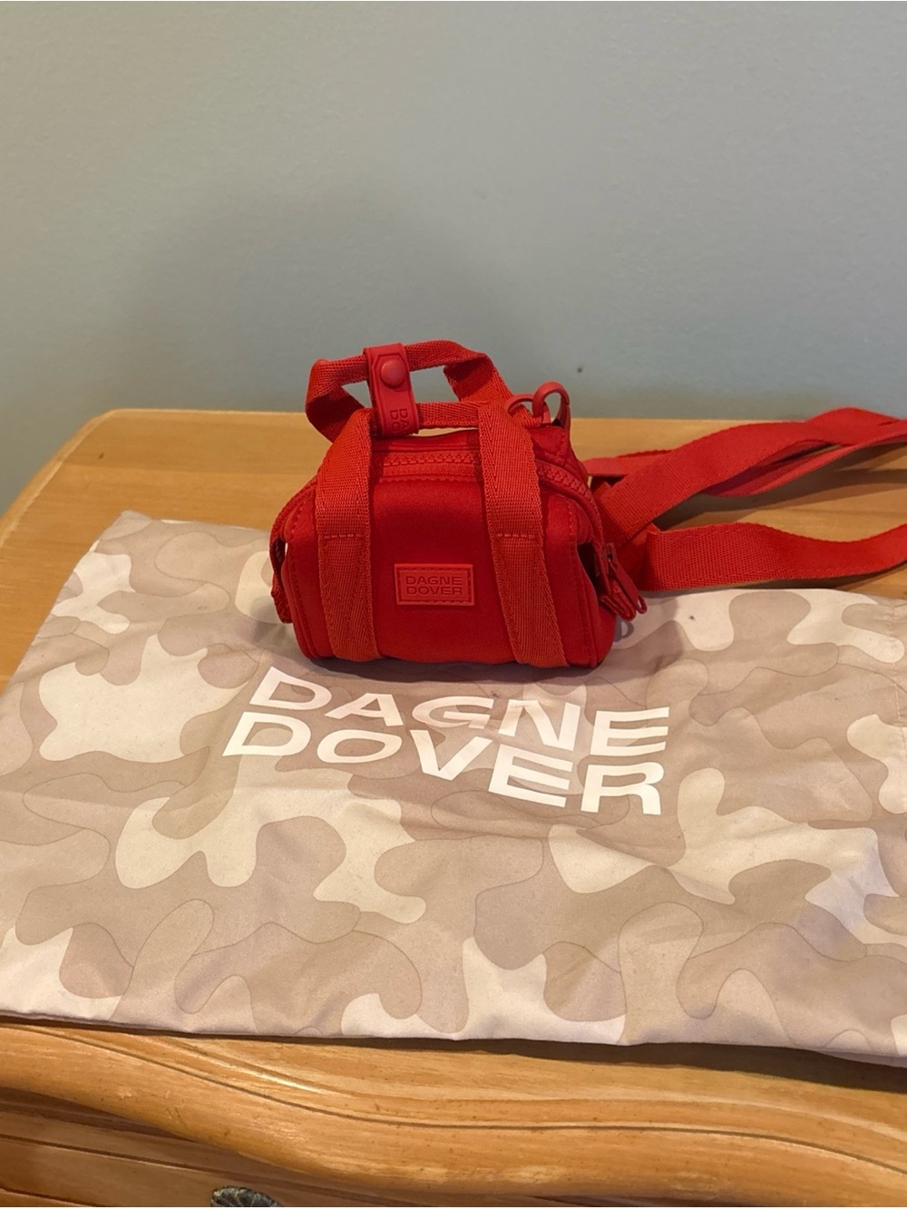 Dagne Dover Red Mini Crossbody Camera Bag - Picture 12 of 12